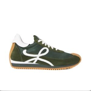 Men's Green and White Loewe Sneakers